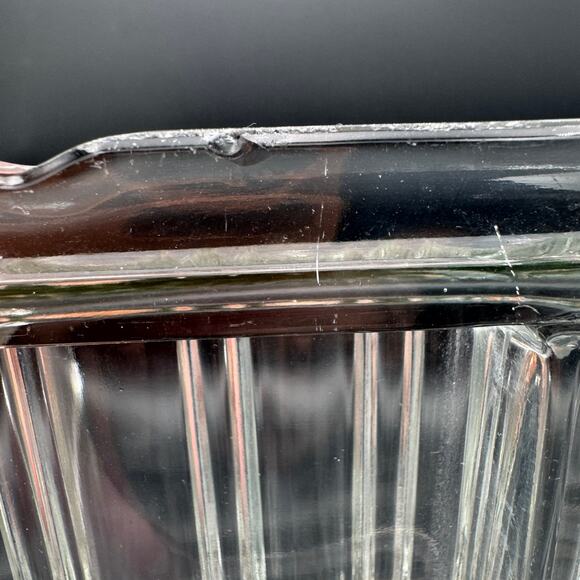 Vintage Sunbeam Glass Divided Hostess Tray Charcutterie Hors De Vours 16" - Picture 4 of 5